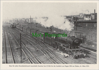 Germany Postcard - German Railway Transport, Locomotive History  SW17081