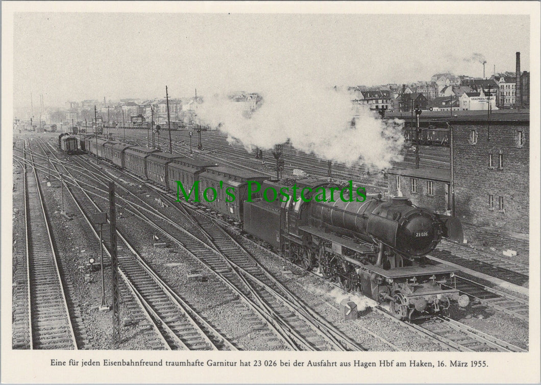 Germany Postcard - German Railway Transport, Locomotive History  SW17081