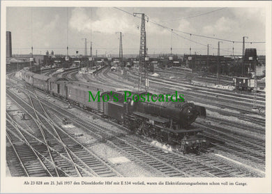 Germany Postcard - German Railway Transport, Locomotive History  SW17082