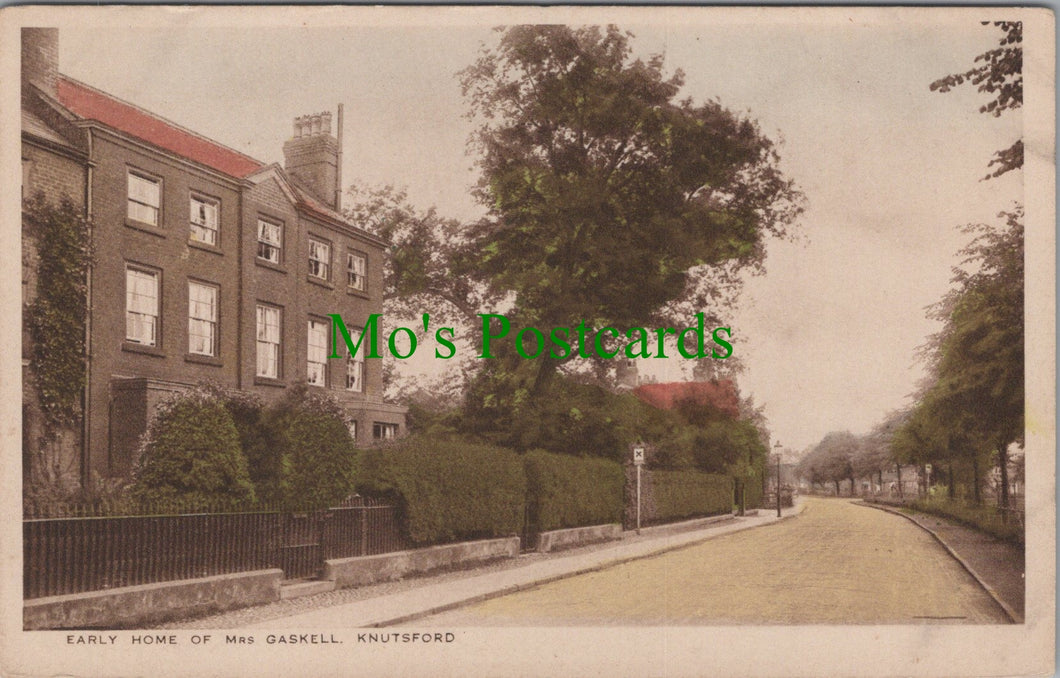 Cheshire Postcard - Knutsford, Early Home of Mrs Gaskell  SW13324