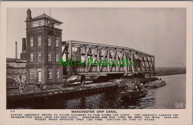 Lancashire Postcard - Manchester Ship Canal, Barton Aqueduct   SW13330