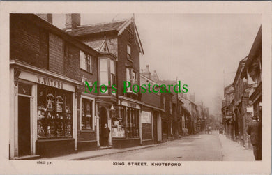 Cheshire Postcard - Knutsford, King Street  SW13332