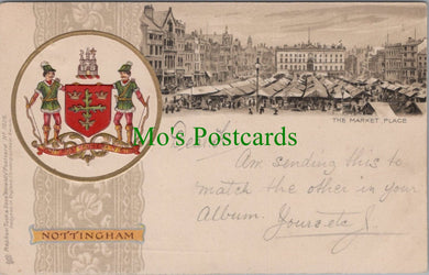 Nottinghamshire Postcard - Nottingham, The Market Place   SW13337