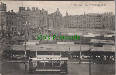 Nottinghamshire Postcard - Nottingham, The Market Place   SW13338