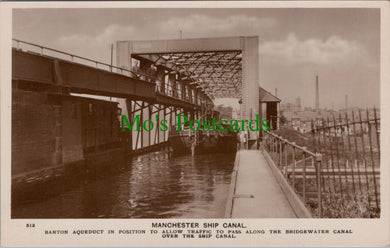 Lancashire Postcard - Manchester Ship Canal, Barton Aqueduct  SW13345