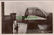 Load image into Gallery viewer, Lancashire Postcard - Manchester Ship Canal, Barton Road Swing Bridge  SW13347
