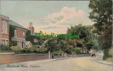 Cheshire Postcard - Cheadle, Wilmslow Road   SW13348