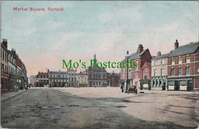 Nottinghamshire Postcard - Retford Market Square   SW13353
