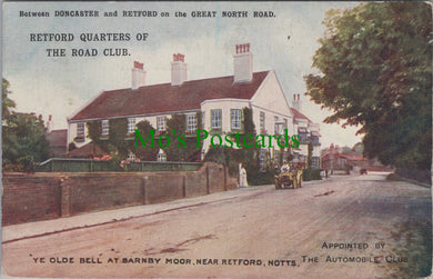Nottinghamshire Postcard - Ye Olde Bell at Barnby Moor    SW13354