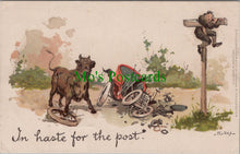 Load image into Gallery viewer, Comic Postcard - Vintage Motor Car Crash   SW13370
