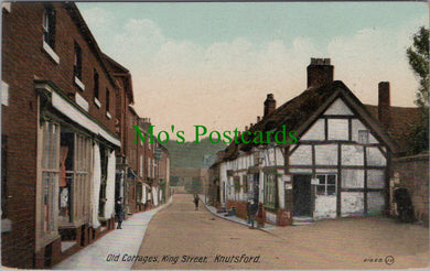Cheshire Postcard - Knutsford Old Cottages, King Street  SW13379