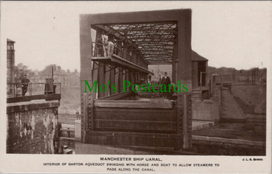 Lancashire Postcard - Manchester Ship Canal, Barton Aqueduct  SW13384