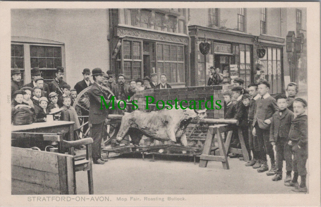 Warwickshire Postcard - Stratford-On-Avon, Mop Fair  SW13391