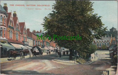Warwickshire Postcard - The Parade, Sutton Coldfield  SW13396
