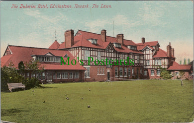 Nottinghamshire Postcard - Edwinstowe, Newark, The Dukeries Hotel Lawn  SW13460