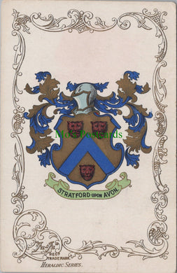 Heraldic Postcard - Stratford-Upon-Avon Heraldry  SW13475