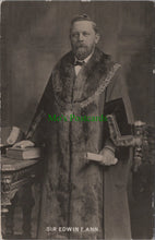 Load image into Gallery viewer, Derbyshire Postcard - Derby Mayor Sir Edwin Thomas Ann SW13482
