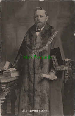 Derbyshire Postcard - Derby Mayor Sir Edwin Thomas Ann SW13482
