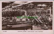 Load image into Gallery viewer, Derbyshire Postcard - Long Eaton Lace Factory Winding Room  SW13488
