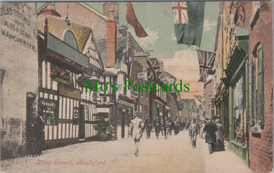 Cheshire Postcard - Knutsford, King Street  SW13498