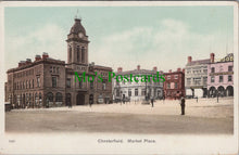 Load image into Gallery viewer, Derbyshire Postcard - Chesterfield Market Place  SW13517
