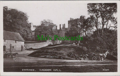 Derbyshire Postcard - Haddon Hall Entrance   SW14073