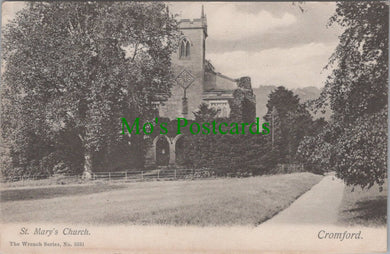 Derbyshire Postcard - St Mary's Church, Cromford  SW14092