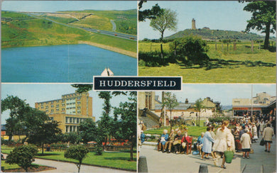 Yorkshire Postcard - Views of Huddersfield  SW12570