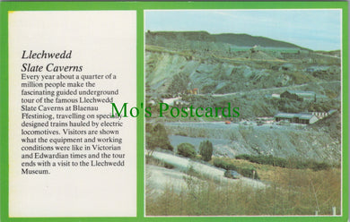 Wales Postcard - Llechwedd Slate Caverns  SW12597