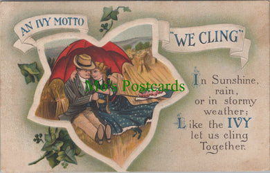 Romance Postcard - An Ivy Motto We Cling in all Weathers SW12610