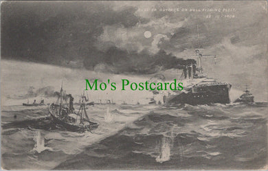 Shipping Postcard - Russian Outrage on Hull Fishing Fleet  SW12613