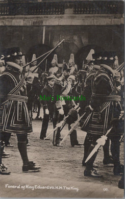 Royalty Postcard - Funeral of King Edward VII. H.M.The King SW12620