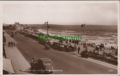 Dorset Postcard - Weymouth Promenade and Bay  SW12636