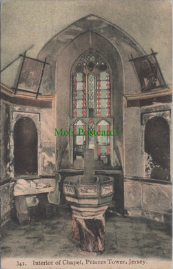 Jersey Postcard - Princes Tower, Interior of Chapel  SW12637