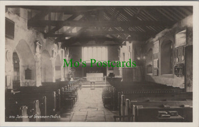 Cumbria Postcard - Grasmere Church Interior  SW12638