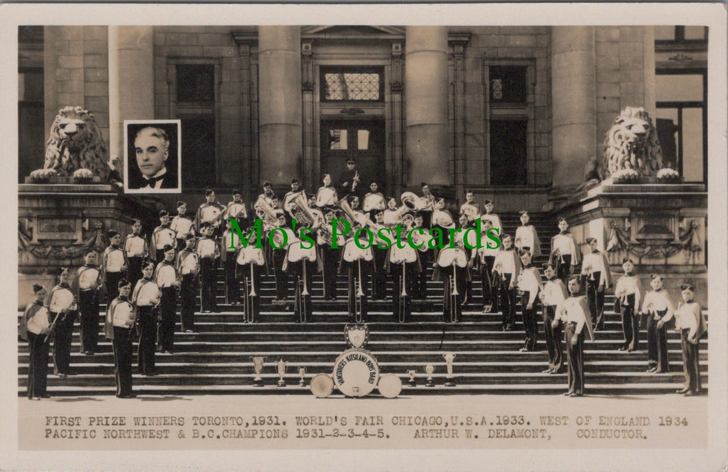 Canada Postcard - Vancouver's Kitsilano Boys Band - SW12564