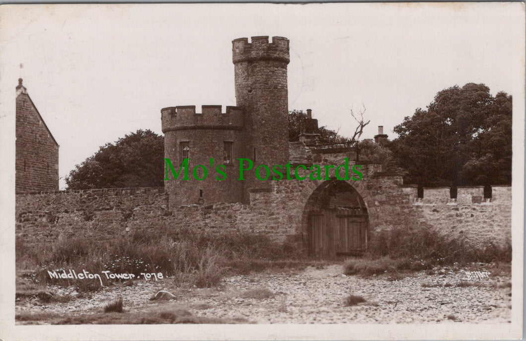 Lancashire Postcard - Middleton Tower Folly  SW12568