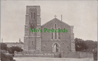 Cornwall Postcard - Scilly Isles Parish Church, St Mary's  SW13300