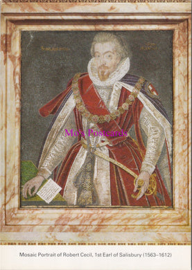 Art Postcard - Mosaic Portrait of Robert Cecil  SW16036