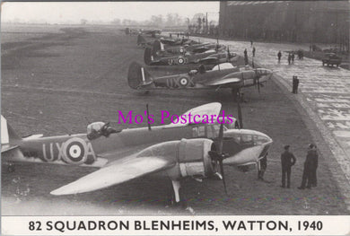 Aviation Postcard - 82 Squadron Blenheims, Watton, 1940 -  SW16045