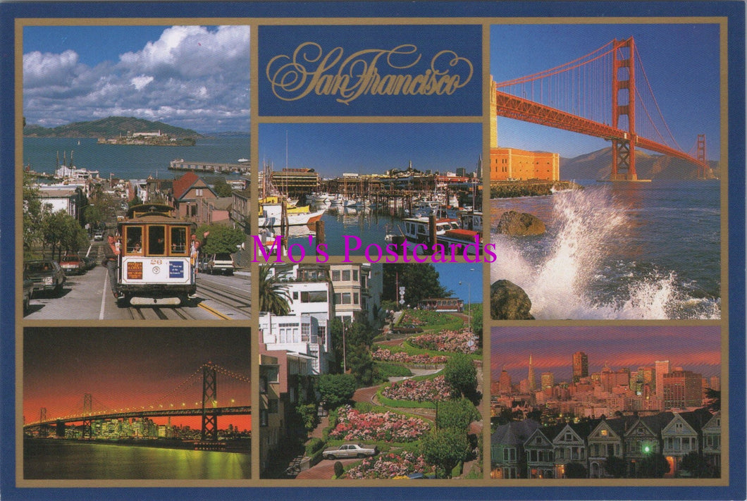 America Postcard - San Francisco Highlights  SW16046