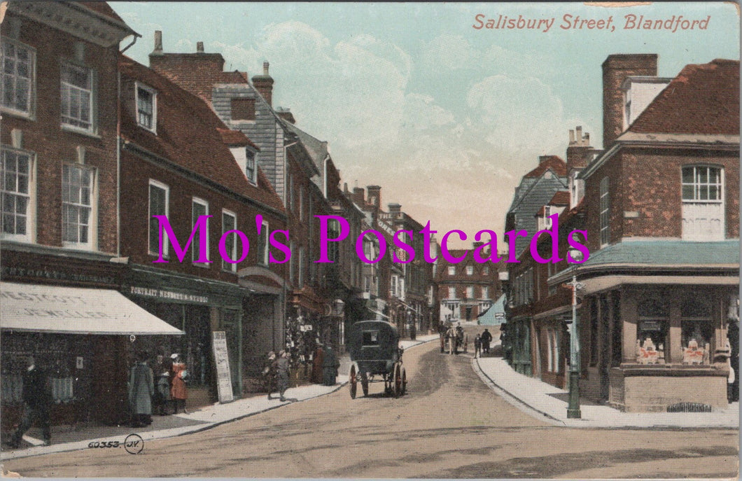 Dorset Postcard - Salisbury Street, Blandford Forum  SW14486