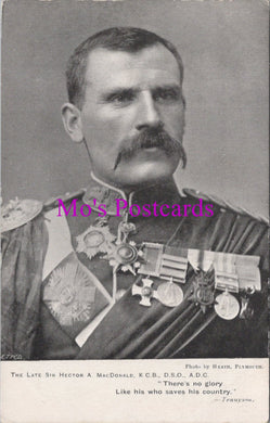 Military Postcard - The Late Sir Hector.A.MacDonald   SW14494