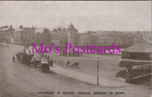 Load image into Gallery viewer, Northern Ireland Postcard - Bangor Esplanade and Queen&#39;s Parade SW14495
