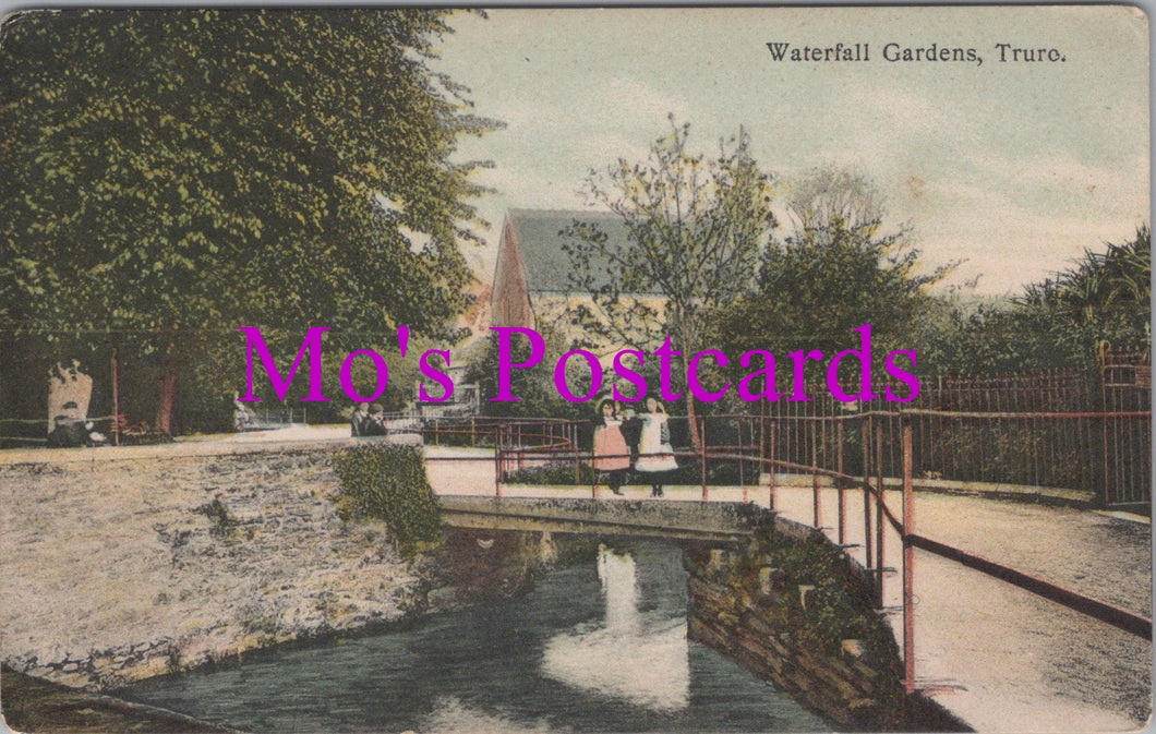 Cornwall Postcard - Waterfall Gardens, Truro   SW14501