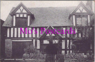 Herefordshire Postcard - Grammar School, Weobley   SW14503