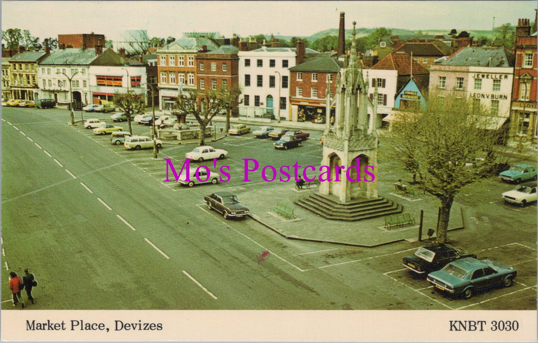 Wiltshire Postcard - Market Place, Devizes   SW15358