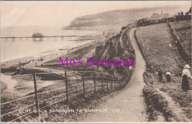 Isle of Wight Postcard - Cliff Walk, Sandown To Shanklin  SW15361