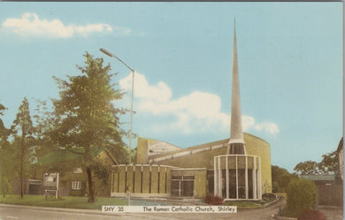 Warwickshire Postcard - The Roman Catholic Church, Shirley, Solihull  SW16079