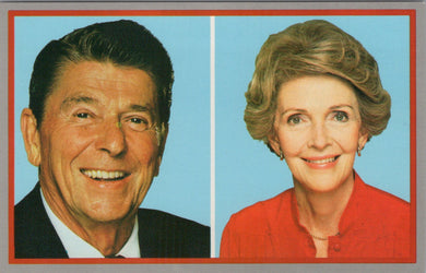 Politics Postcard - President Ronald Reagan and Nancy Reagan SW16096